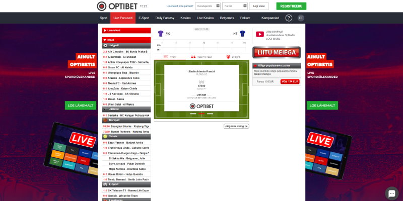 Optibet Live